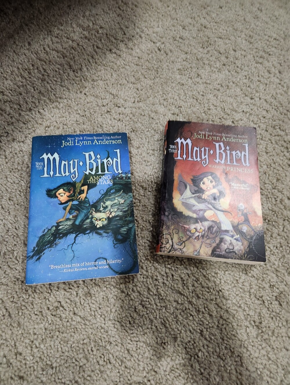 May Bird Paperback Book - Blue & Brown Cover Options by
